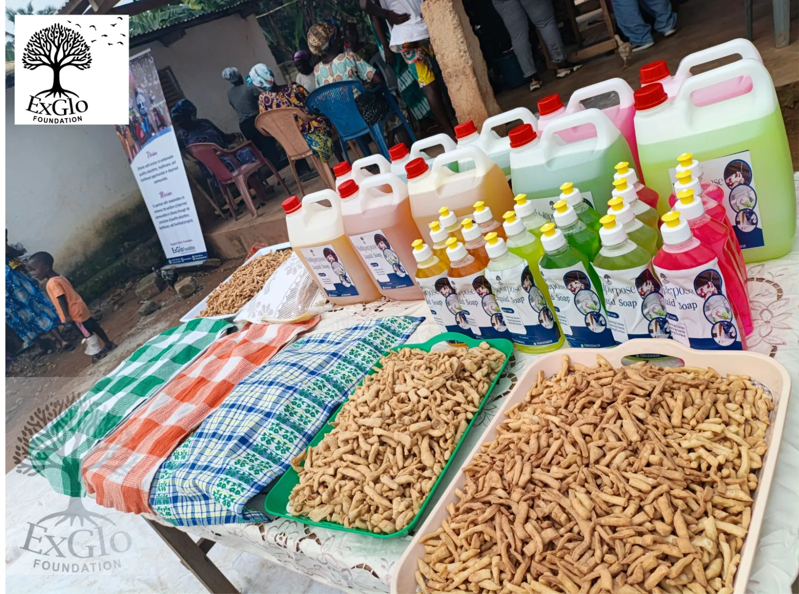Products made during the livelihood skills training